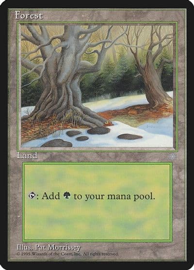 Forest 330 Ice Age Magic card