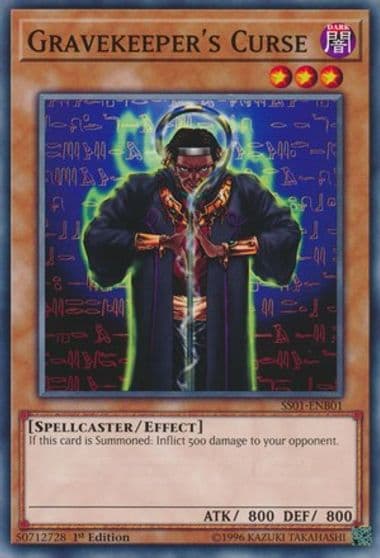 Gravekeepers Curse Speed Duel Decks: Destiny Masters Yu-Gi-Oh! card