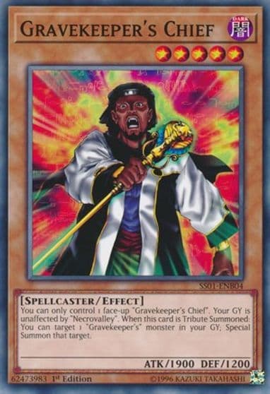 Gravekeepers Chief Speed Duel Decks: Destiny Masters Yu-Gi-Oh! card