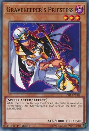 Gravekeepers Priestess Speed Duel Decks: Destiny Masters Yu-Gi-Oh! card