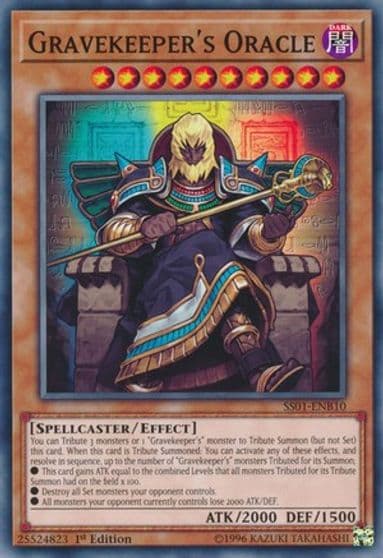 Gravekeepers Oracle Speed Duel Decks: Destiny Masters Yu-Gi-Oh! card