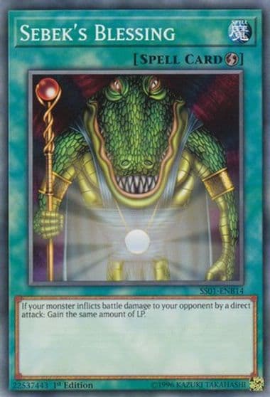 Sebeks Blessing Speed Duel Decks: Destiny Masters Yu-Gi-Oh! card