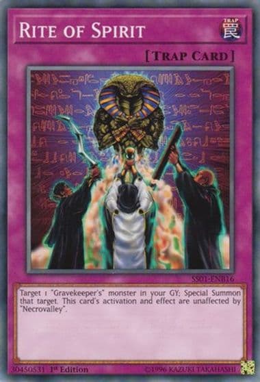 Rite of Spirit Speed Duel Decks: Destiny Masters Yu-Gi-Oh! card