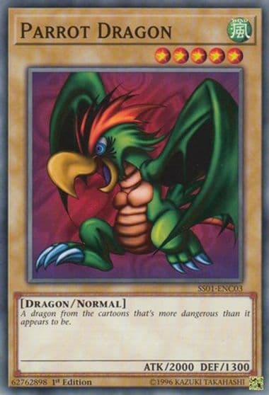 Parrot Dragon Speed Duel Decks: Destiny Masters Yu-Gi-Oh! card