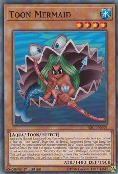 Toon Mermaid Speed Duel Decks: Destiny Masters Yu-Gi-Oh! card