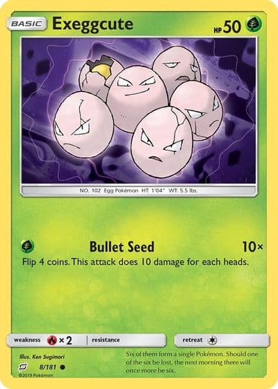 Exeggcute SM - Team Up Pokemon card