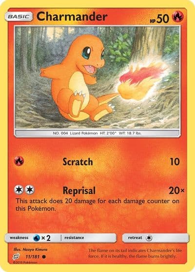Charmander (11) SM - Team Up Pokemon card