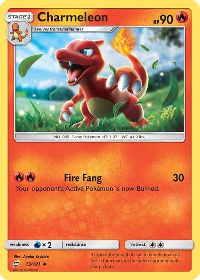 Charmeleon SM - Team Up Pokemon card