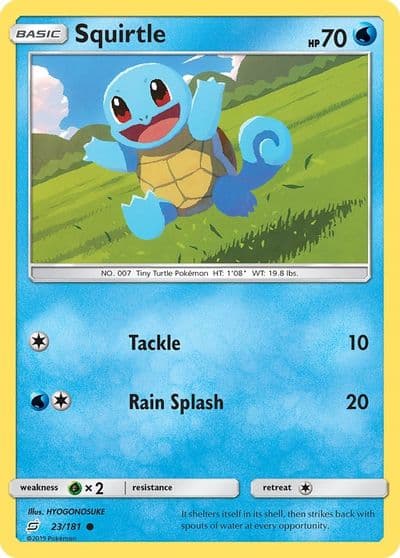 Squirtle (23) SM - Team Up Pokemon card