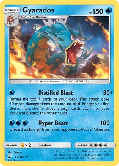 Gyarados SM - Team Up Pokemon card