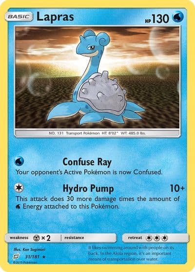 Lapras SM - Team Up Pokemon card