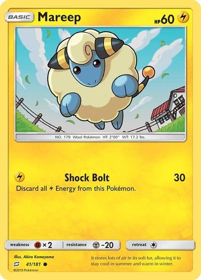 Mareep SM - Team Up Pokemon card