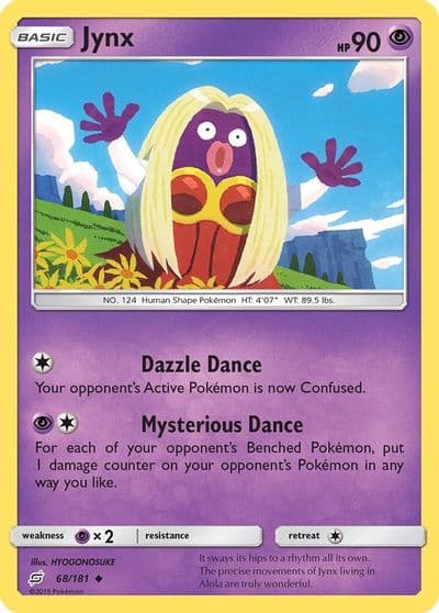 Jynx SM - Team Up Pokemon card