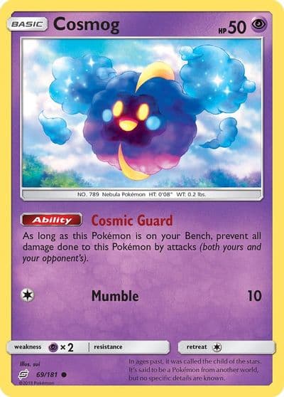 Cosmog SM - Team Up Pokemon card