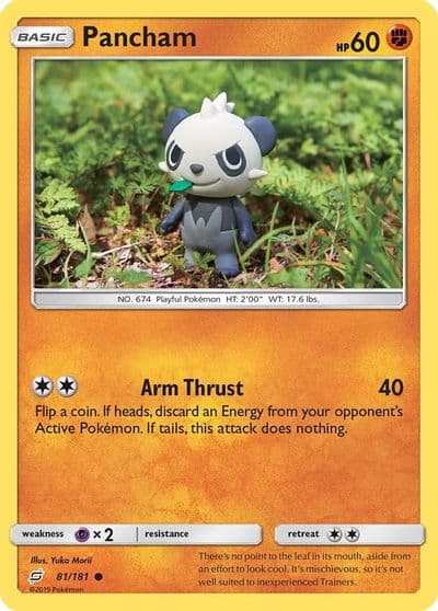 Pancham SM - Team Up Pokemon card