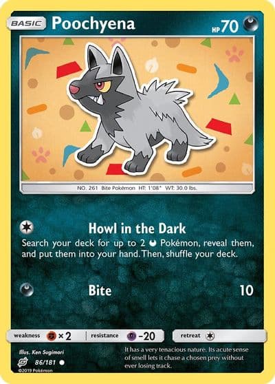 Poochyena SM - Team Up Pokemon card