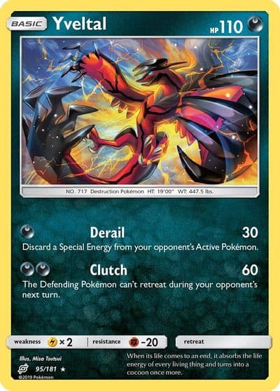 Yveltal SM - Team Up Pokemon card