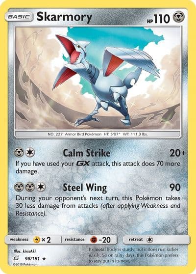 Skarmory SM - Team Up Pokemon card