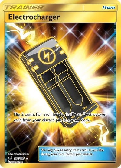 Electrocharger (Secret) SM - Team Up Pokemon card