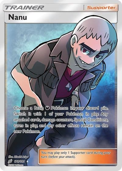 Nanu (Full Art) SM - Team Up Pokemon card