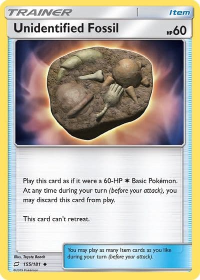 Unidentified Fossil SM - Team Up Pokemon card