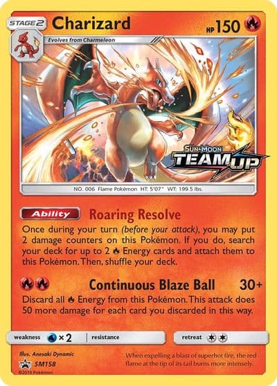 Charizard - SM158 SM Promos Pokemon card
