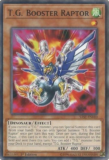 TG Booster Raptor Savage Strike Yu-Gi-Oh! card