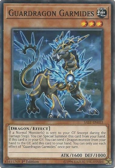 Guardragon Garmides Savage Strike Yu-Gi-Oh! card