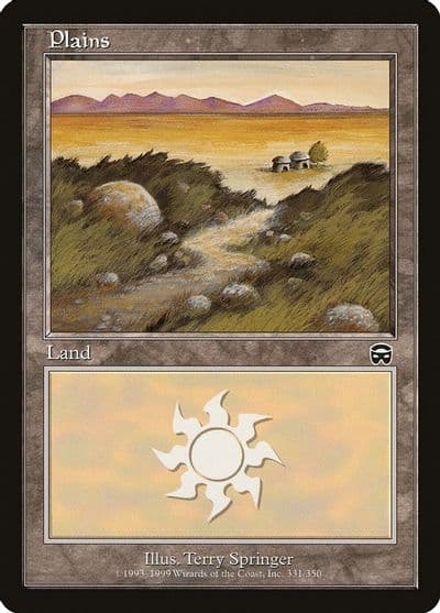 Plains 331 Mercadian Masques Magic card