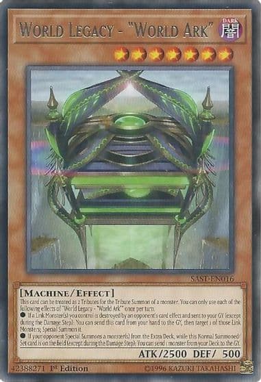 World Legacy World Ark Savage Strike Yu-Gi-Oh! card