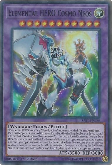 Elemental HERO Cosmo Neos Savage Strike Yu-Gi-Oh! card