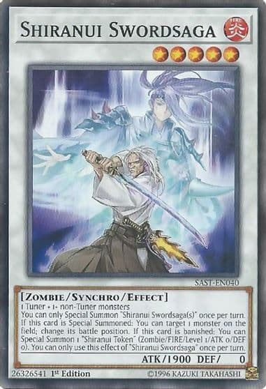 Shiranui Swordsaga Savage Strike Yu-Gi-Oh! card