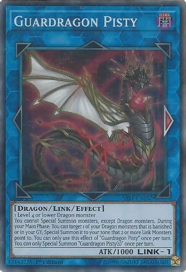 Guardragon Pisty Savage Strike Yu-Gi-Oh! card