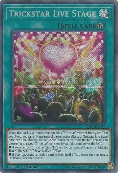 Trickstar Live Stage Savage Strike Yu-Gi-Oh! card