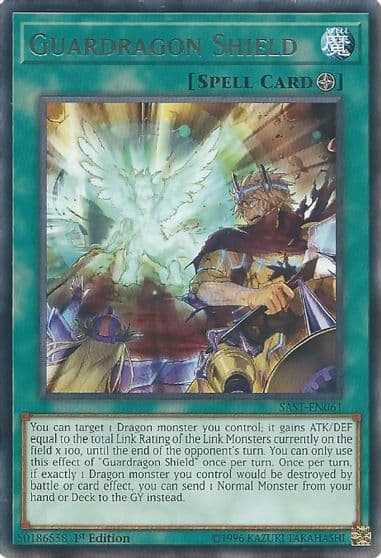 Guardragon Shield Savage Strike Yu-Gi-Oh! card
