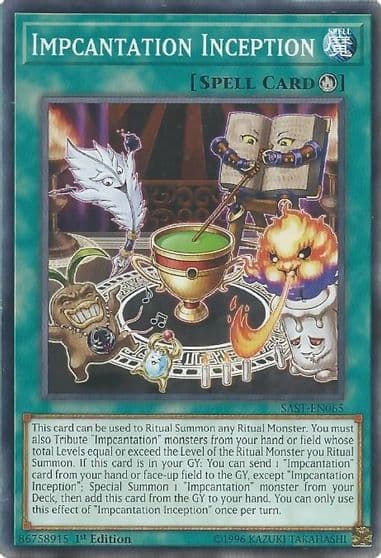 Impcantation Inception Savage Strike Yu-Gi-Oh! card
