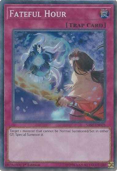 Fateful Hour Savage Strike Yu-Gi-Oh! card
