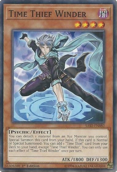 Time Thief Winder Savage Strike Yu-Gi-Oh! card