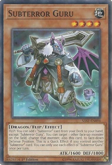 Subterror Guru Savage Strike Yu-Gi-Oh! card