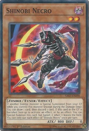 Shinobi Necro Savage Strike Yu-Gi-Oh! card