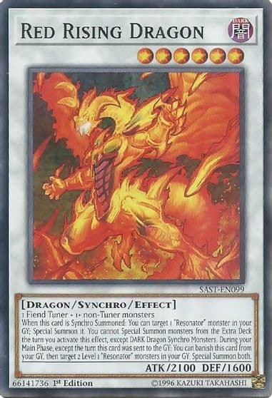 Red Rising Dragon Savage Strike Yu-Gi-Oh! card