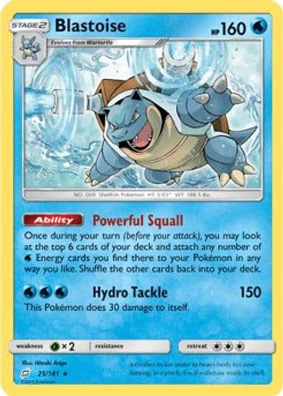 Blastoise (Cracked Ice Holo) Deck Exclusives Pokemon card