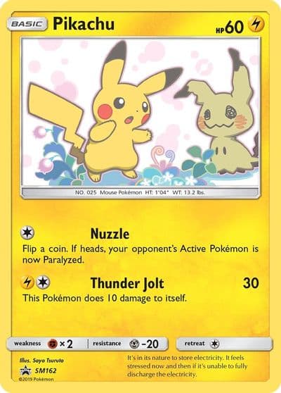 Pikachu - SM162 SM Promos Pokemon card
