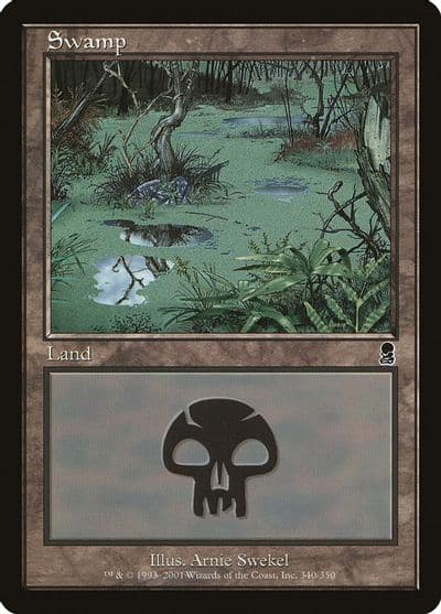 Swamp 340 Odyssey Magic card