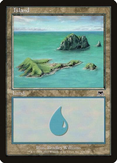 Island 336 Onslaught Magic card