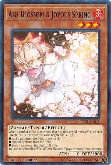 Ash Blossom and Joyous Spring Structure Deck: Soulburner Yu-Gi-Oh! card