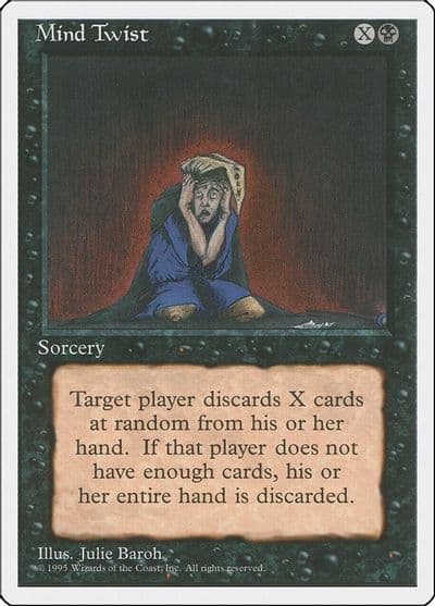 Mind Twist Fourth Edition Magic card