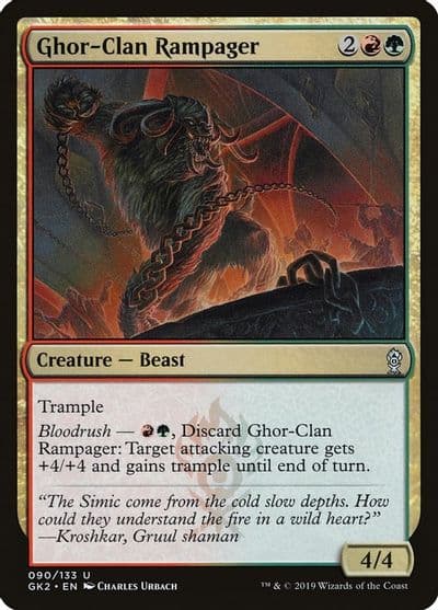 Ghor Clan Rampager Ravnica Allegiance: Guild Kits Magic card