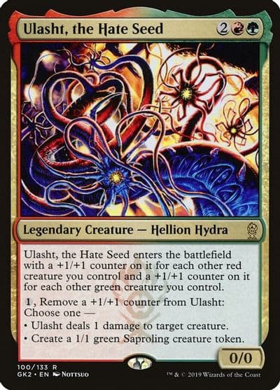 Ulasht the Hate Seed Ravnica Allegiance: Guild Kits Magic card