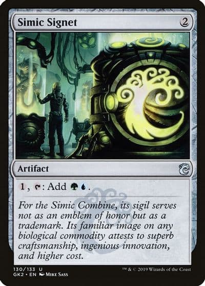 Simic Signet Ravnica Allegiance: Guild Kits Magic card